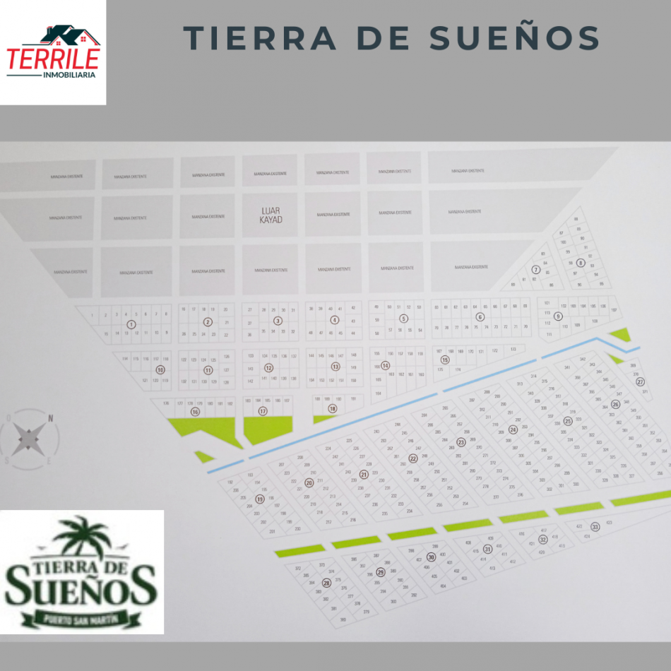 Pergamino Terrenos en Tierra de Sueños - Luar Kayad 