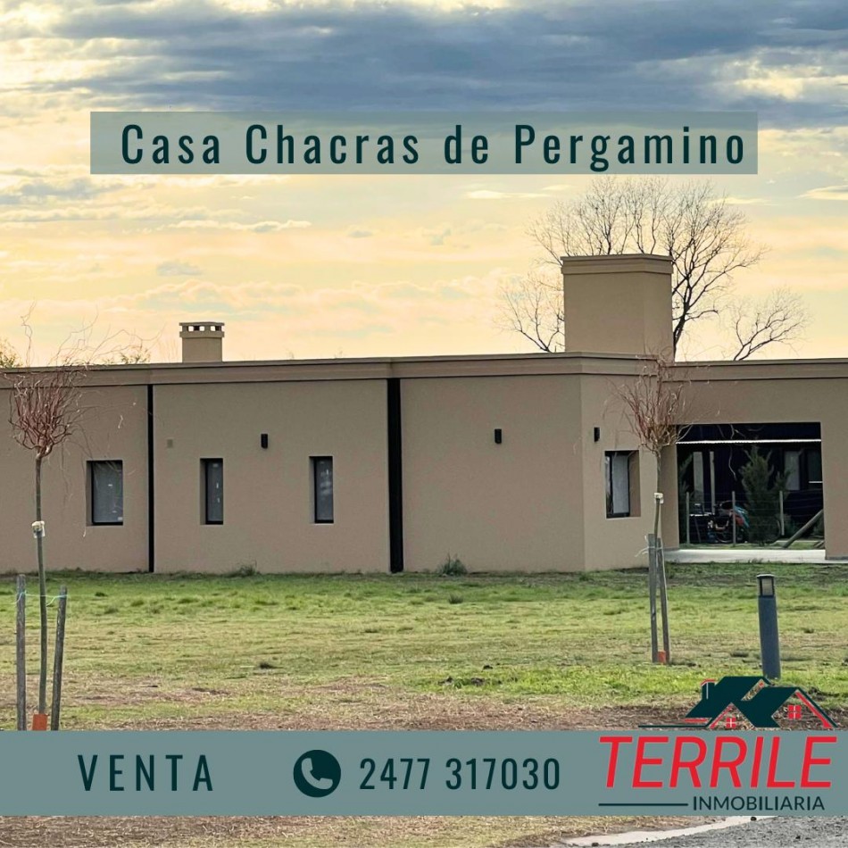 Pergamino Casa moderna a estrenar - Ruta 178 Km 9 - B° Chacras de Pergamino 