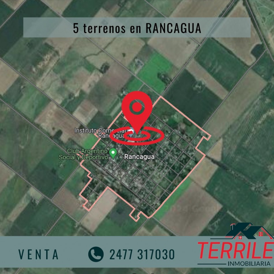 Rancagua Excelentes Terrenos en venta - Calle Mitre y Burgos 