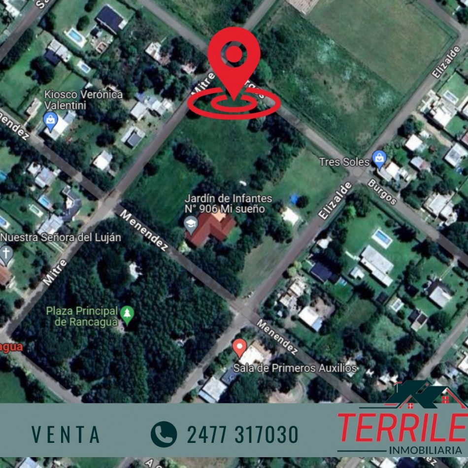 Rancagua Excelentes Terrenos en venta - Calle Mitre y Burgos 