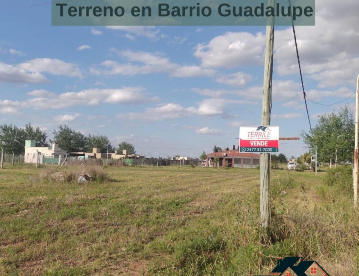 Pergamino Excelente Terreno en venta - B° Guadalupe - Antonio Berni y Leonardo Da Vinci 