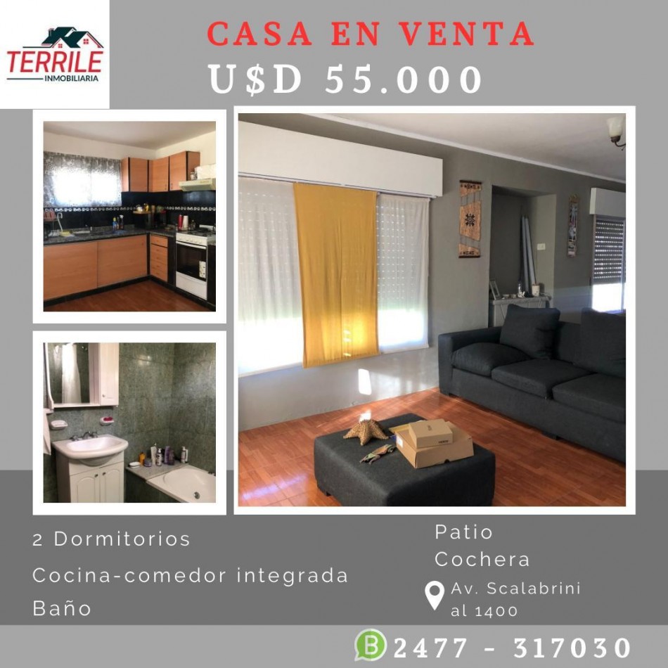 Pergamino Propiedad 2 Dorm en venta - Av. Scalabrini al 1400 