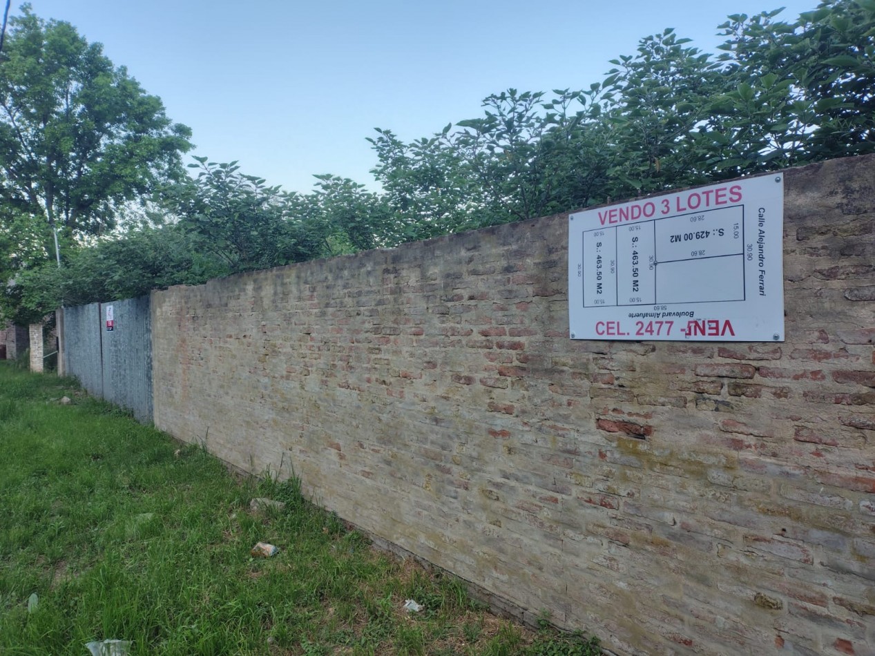 Pergamino 3 Terrenos en venta - Bv. Almafuerte y Ferrari 
