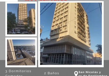 Pergamino Departamento 3 Dorm en venta - San Nicolas y 11 de Septiembre - Zona centrica 