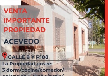 Acevedo Casa en venta - Calle 9 y Ruta 188 