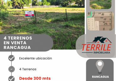 Excelentes Terrenos en venta - Rancagua 